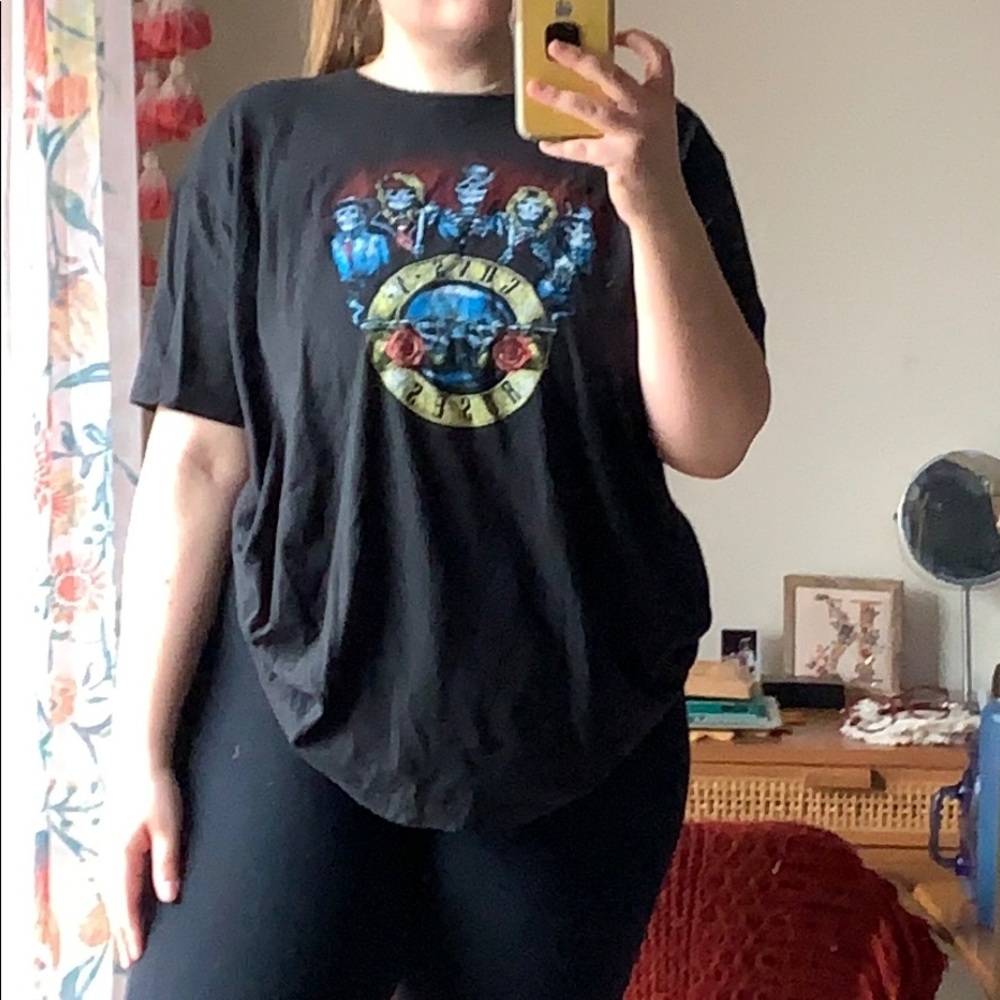 vintage guns and roses band tee